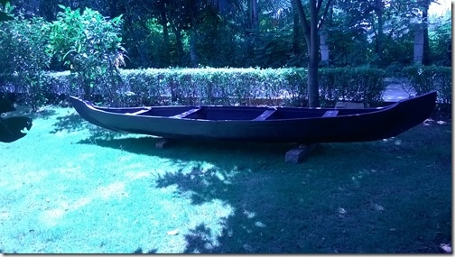 garden landscape idea river boat