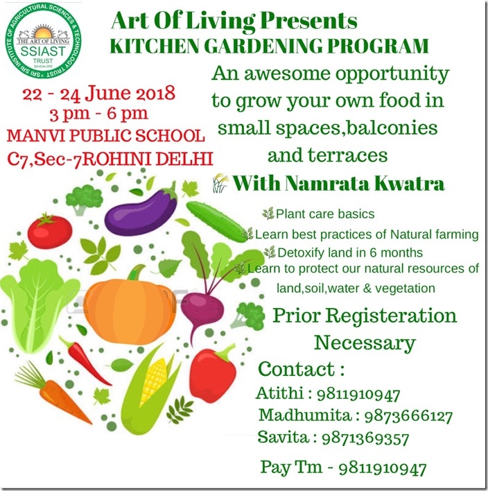 kitchen gardening course in delhi