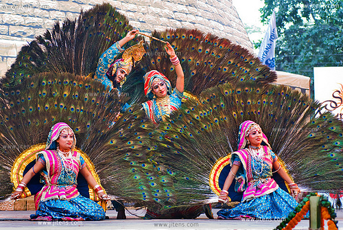 Raasleela, Mayur (Peacock) Dance, Mathura, India [Surajkund Crafts Mela 2009 ]